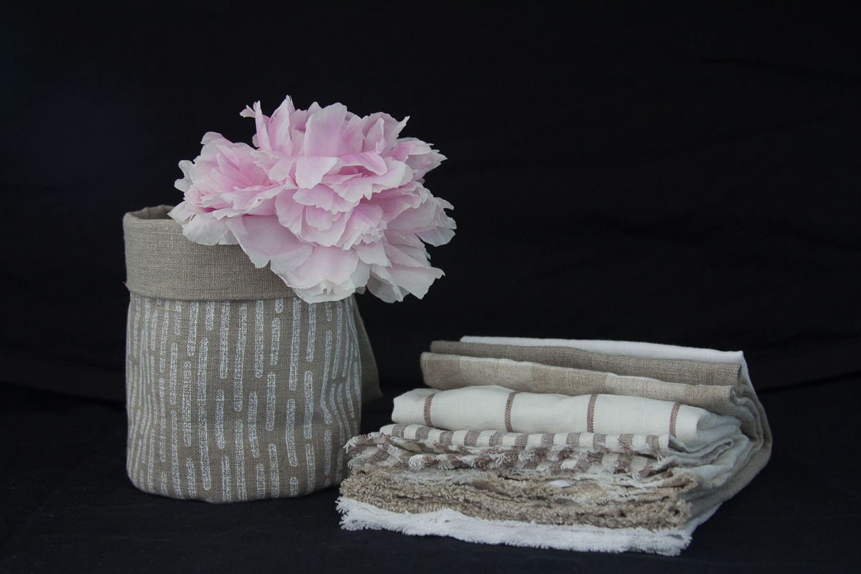 Linen Tea Towel, Handmade, Fringe, Raw Edge, small shop, — Made on 23rd