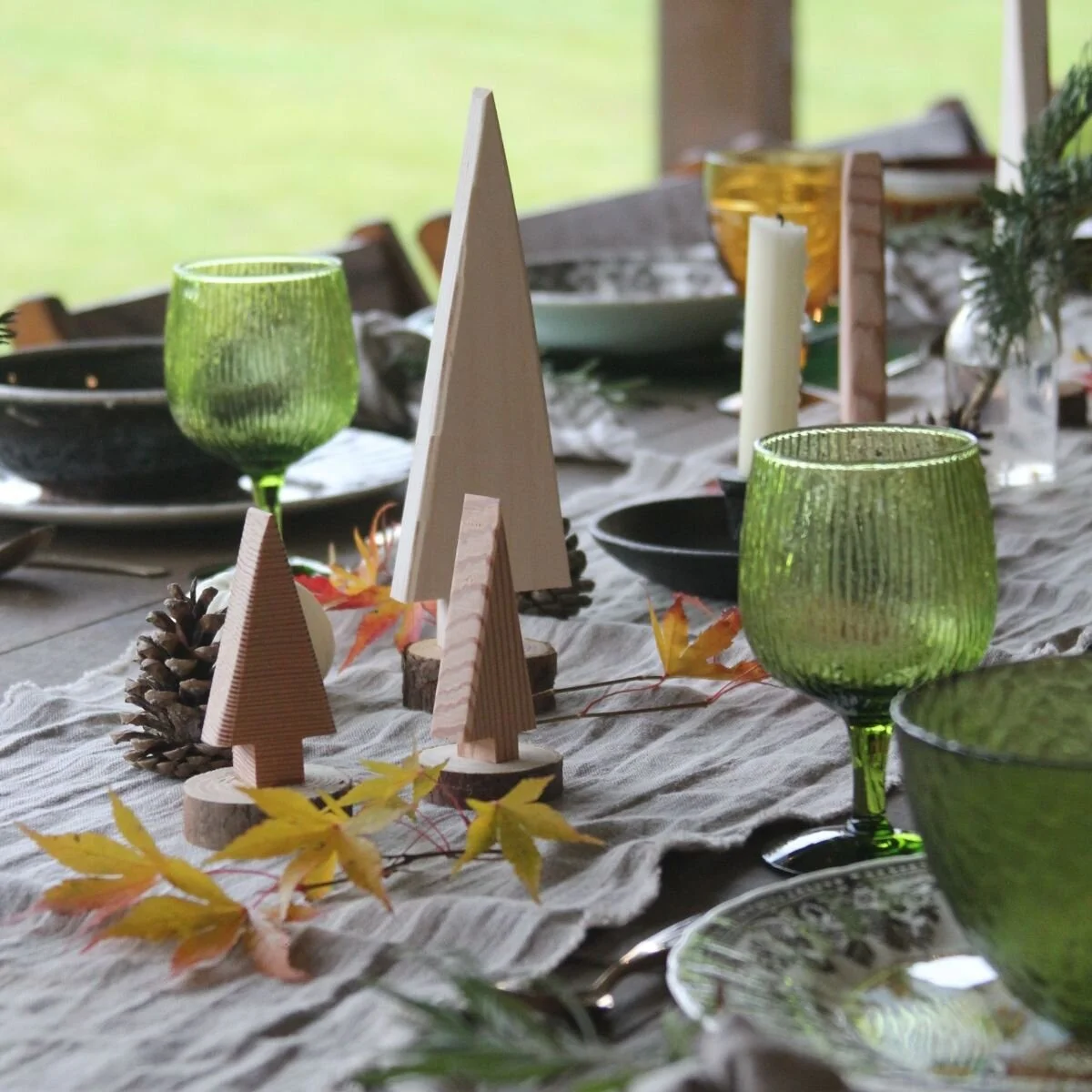 Long Table Decor Inspiration, DIY tree Project 