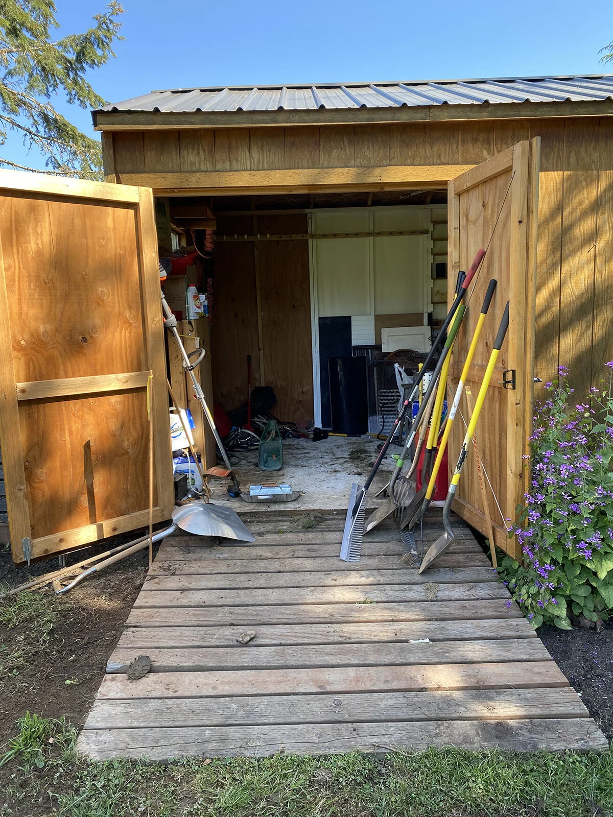 gardenshedmakeover2cbefore2cmadeon23rd Vor