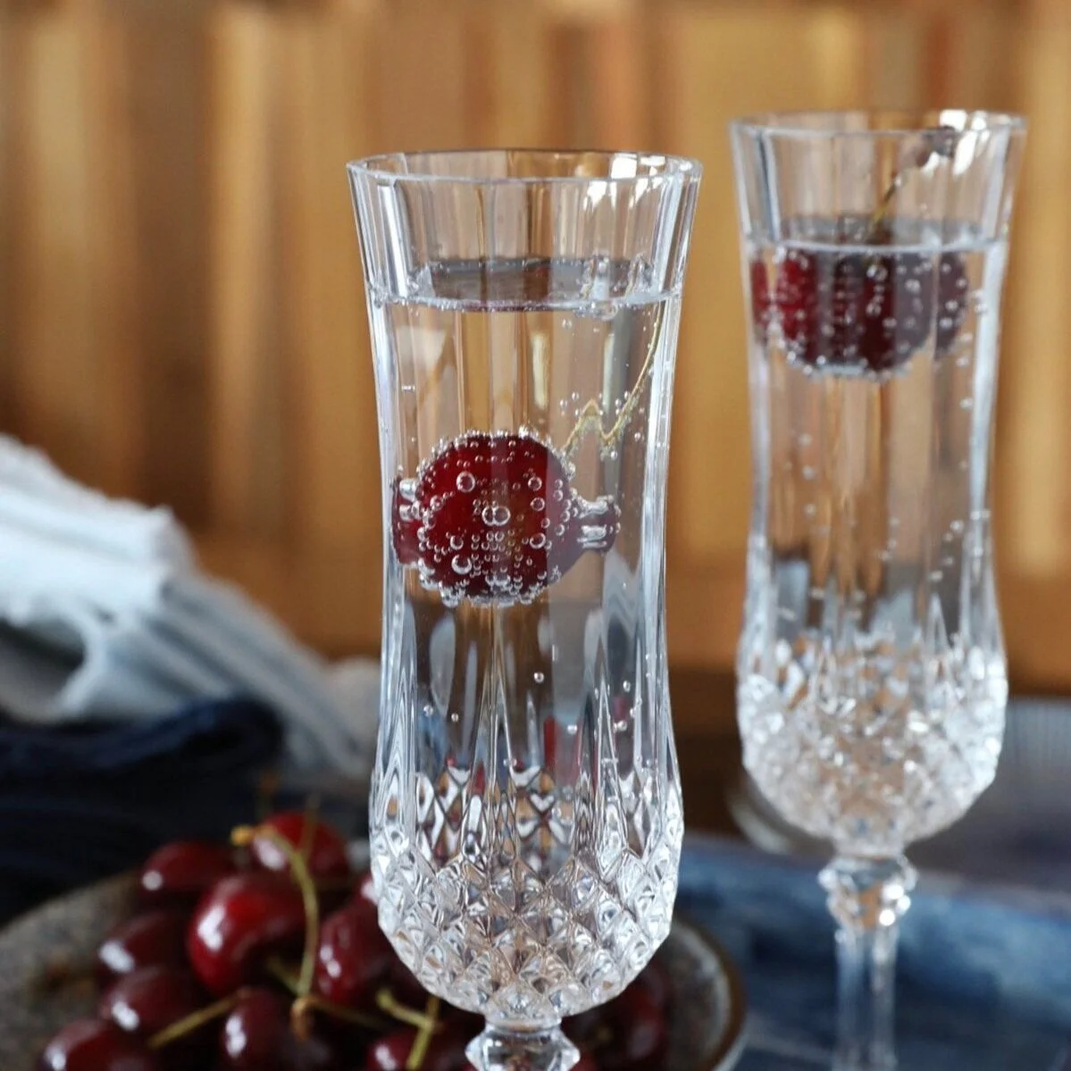 Champagne and Simple Winter Decorating