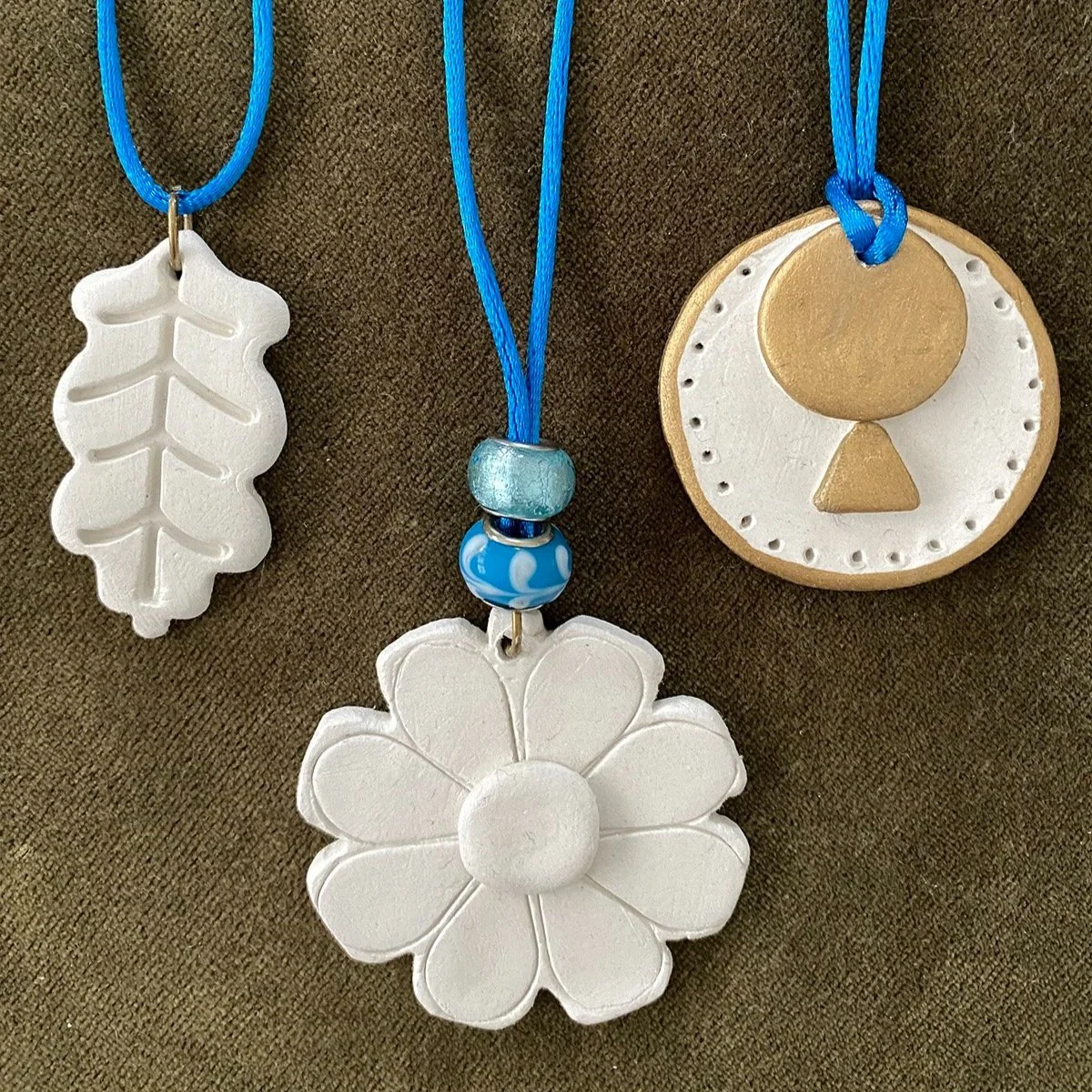 Clay Necklace Diy Photo Jewelry Charms Polymer Clay Jewelry Parts