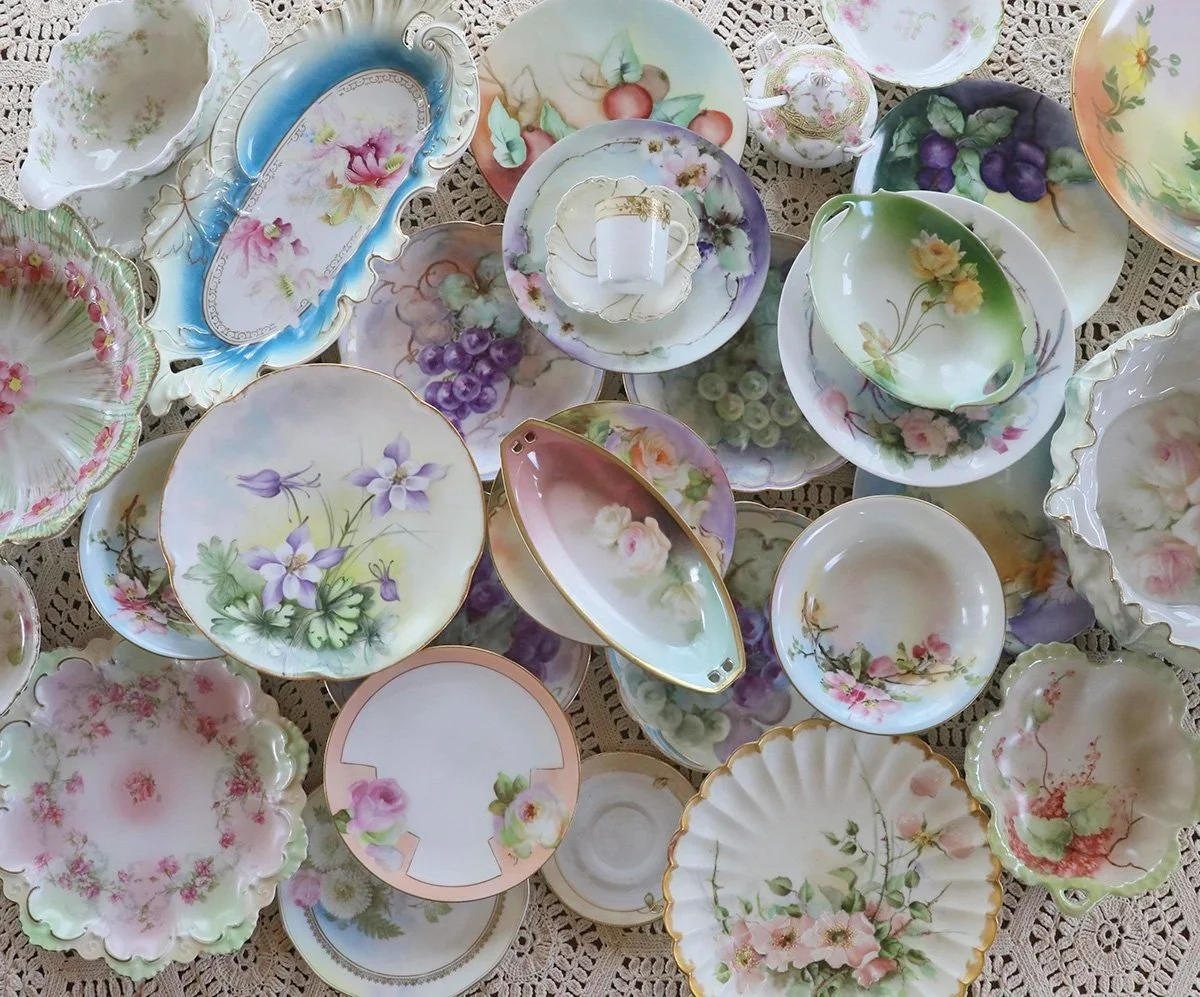 Thrifted Treasure Series Part 12 - Hand Painted China 