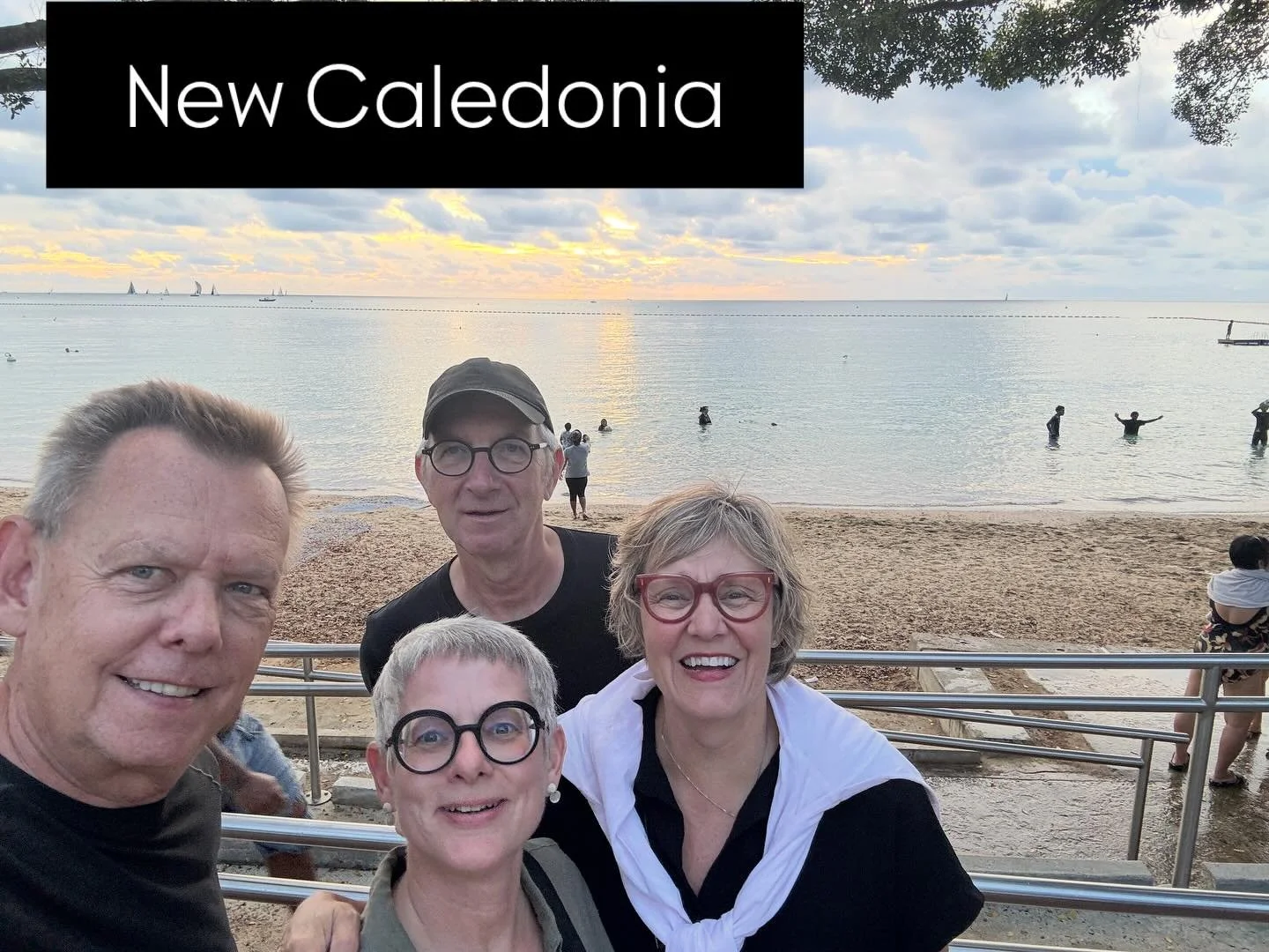 We had a few unexpected days in New Caledonia. It is a fascinating island that is part of French Polynesia. We learned a lot about their politics and the Kanak people. The Cultural Center was outstanding! The aboriginal art exhibition was very inspir