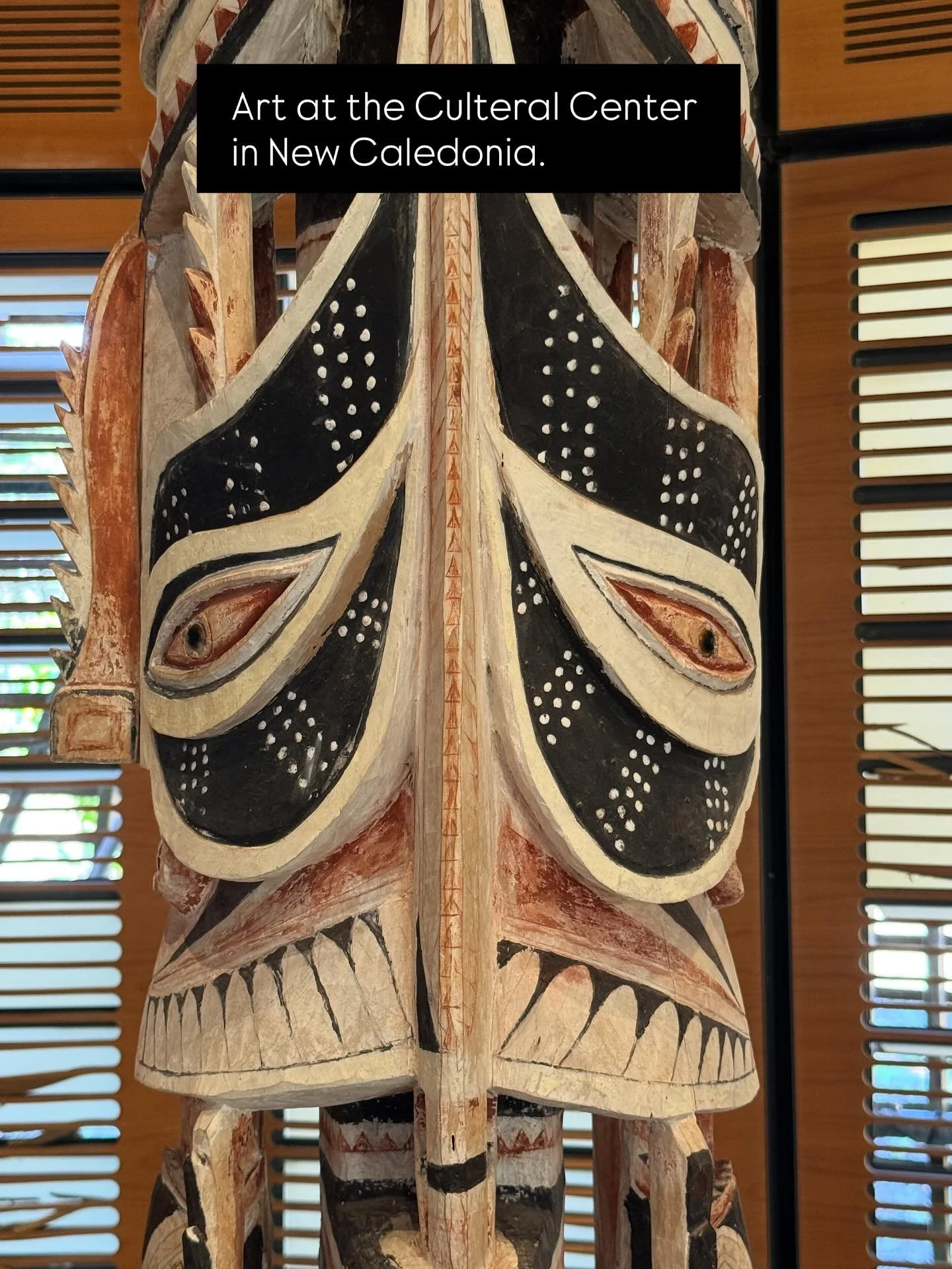 Art exhibition at the Tjibaou Cultural Centre in New Caledonia was very inspiring!