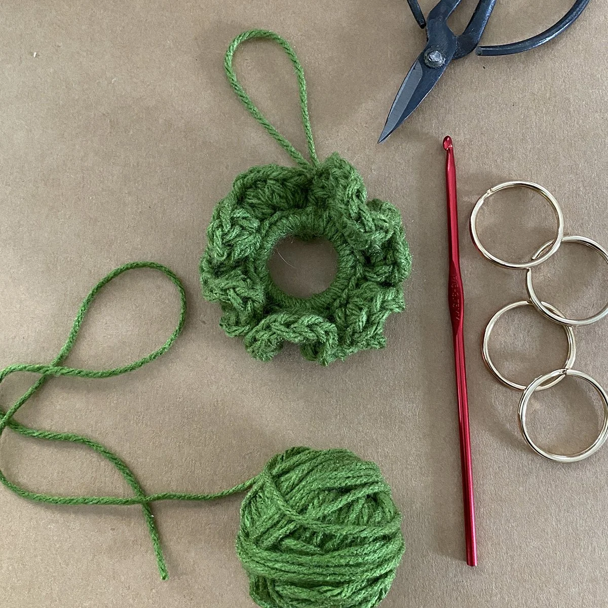 5 DIY Yarn Christmas Ornaments — Made on 23rd