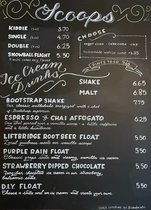 Menu — cold front