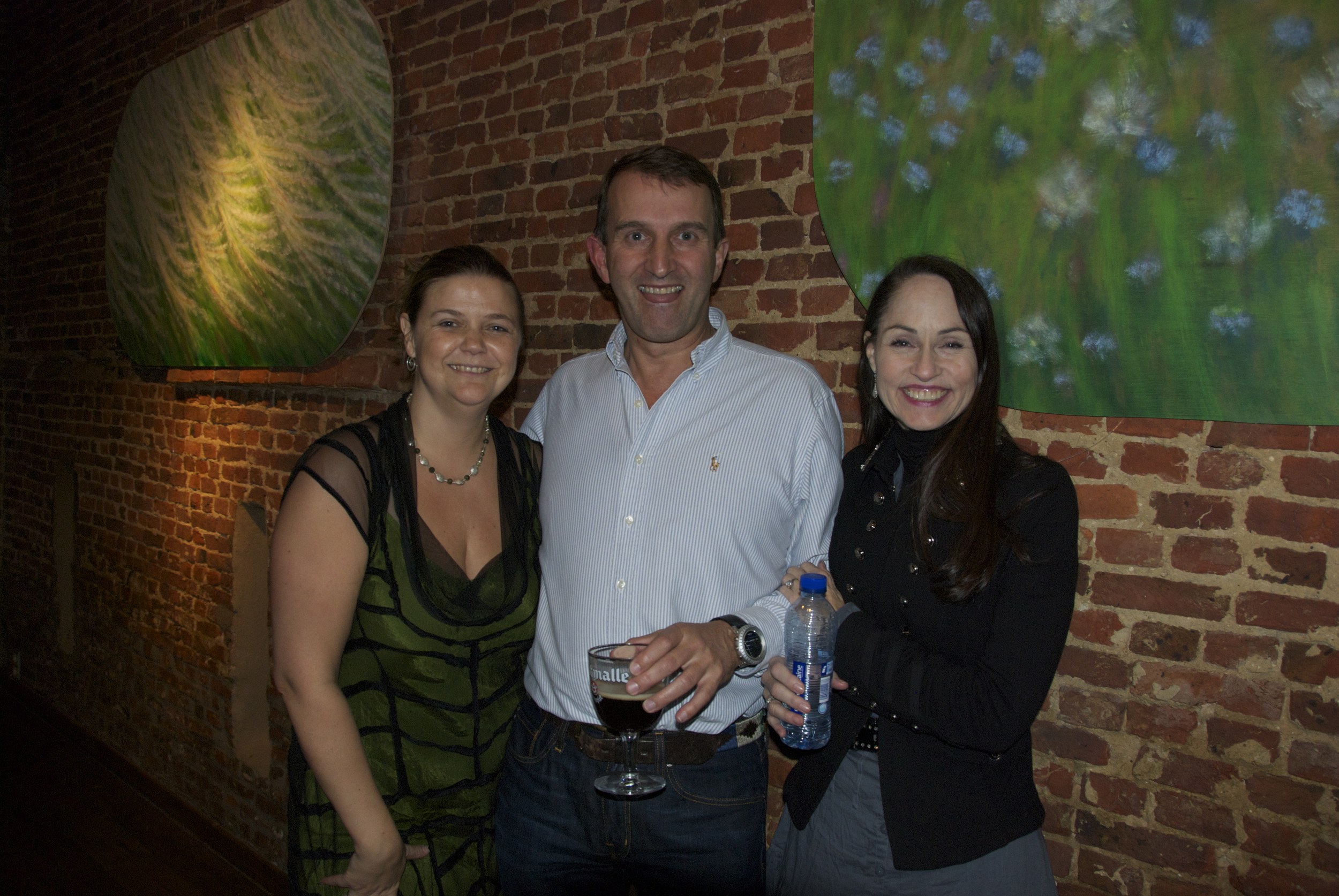 Katherine with Sandra De Clercq and Andrew Berger in Belgium 2010