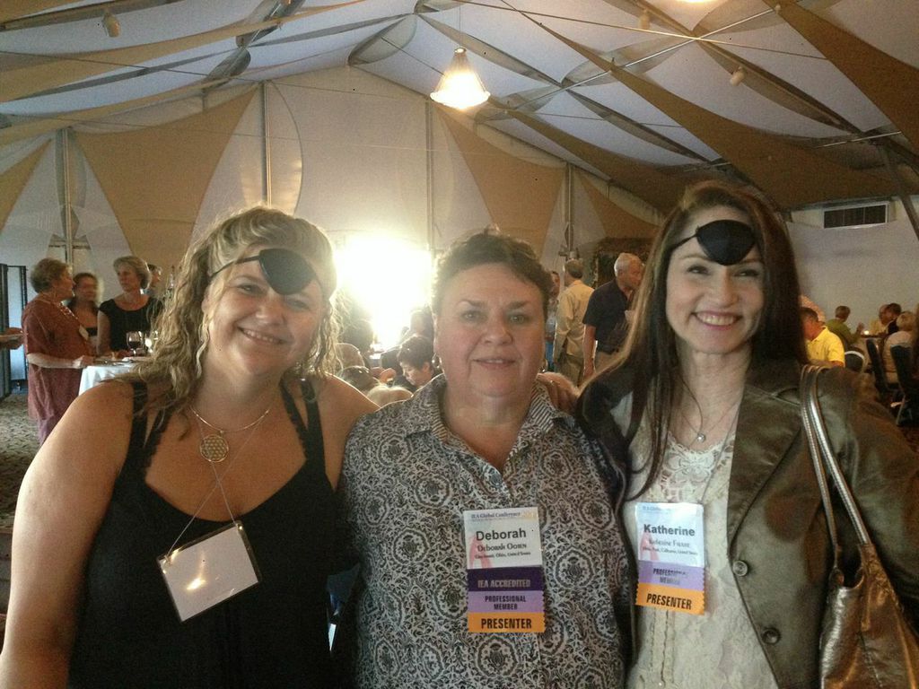 Katherine with Sandra De Clercq and Deborah Ooten at the IEA Conference San Francisco, CA 2014