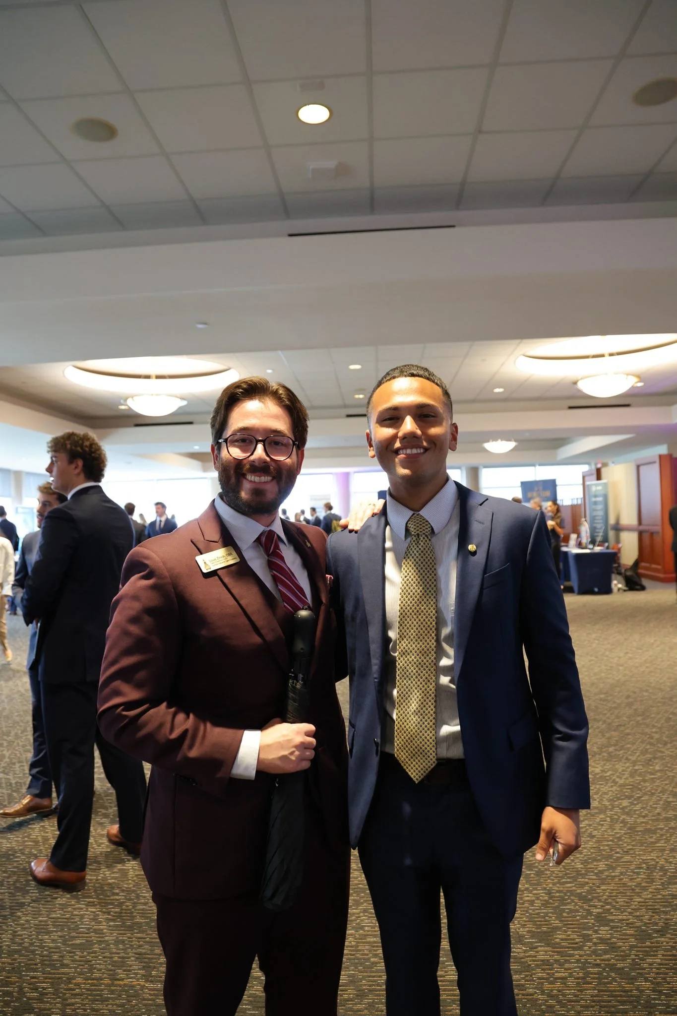 Professor Dr. Zmich and our brother Antonio Gonzalez.