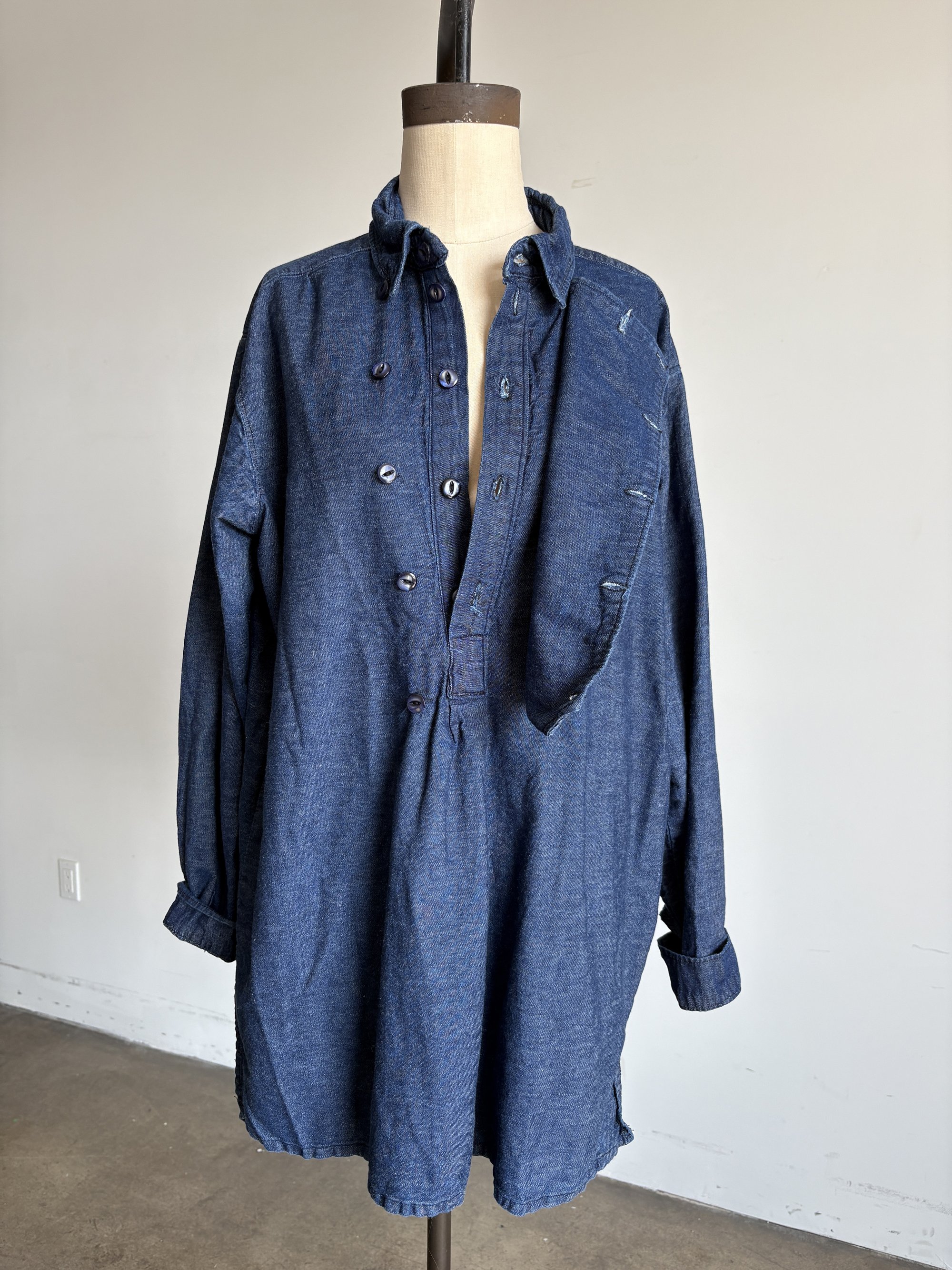 Denim Tunic Mini Dress