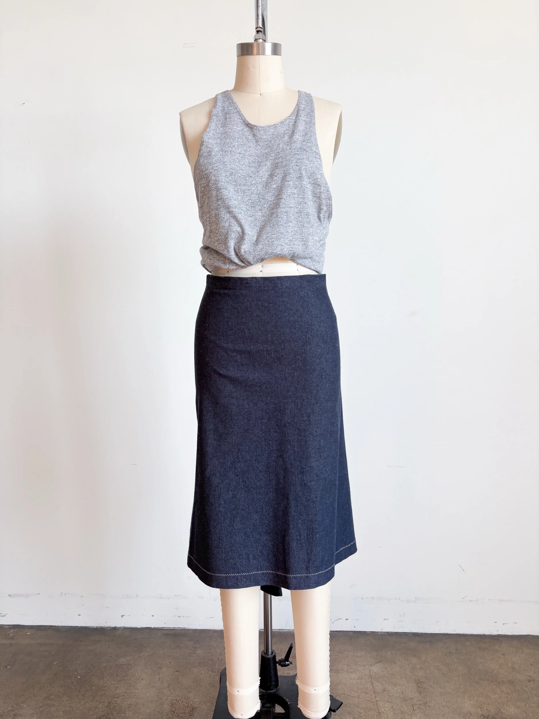 Y2K Cop Copine Denim Skirt