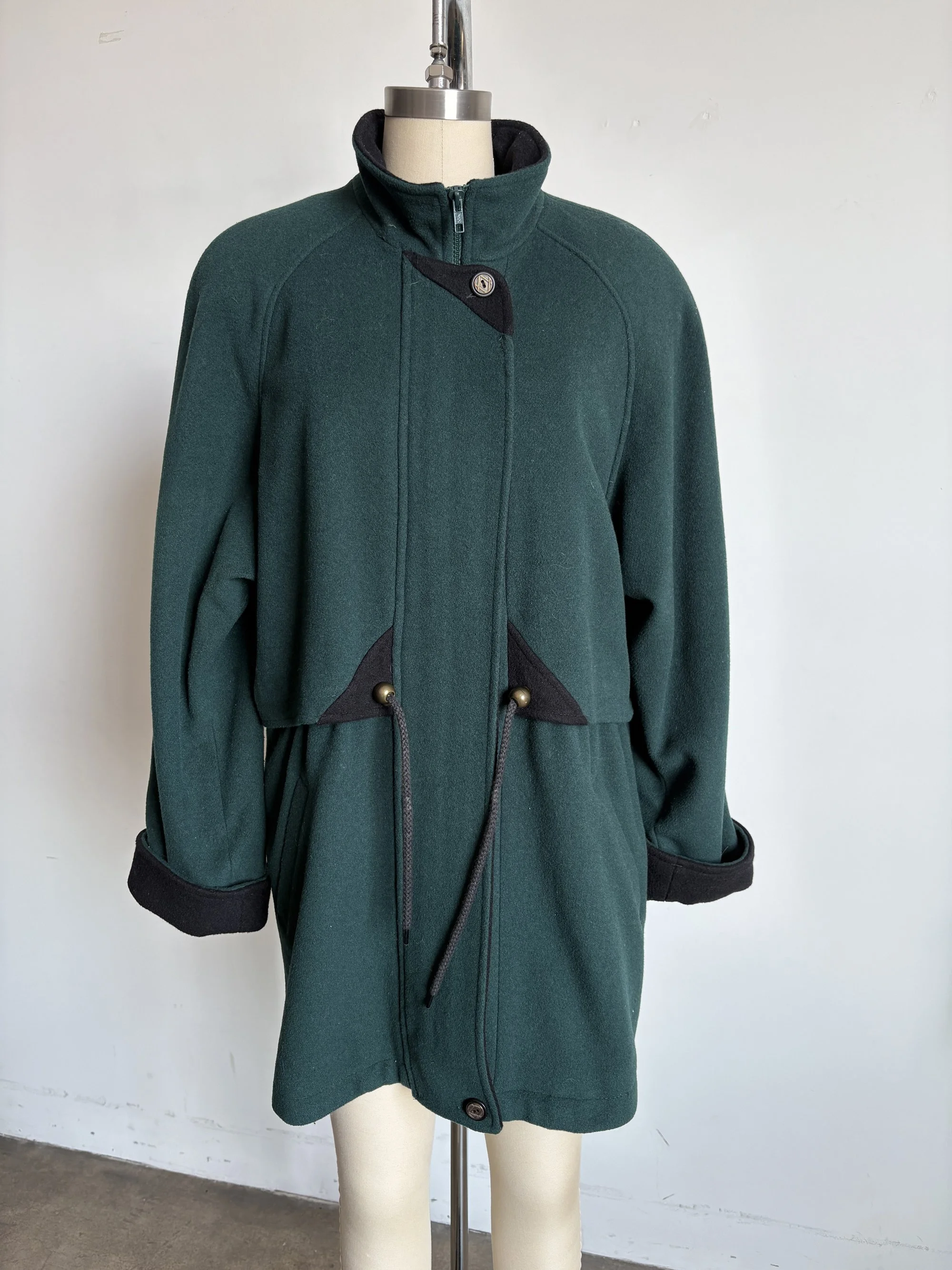 Green Wool Coat