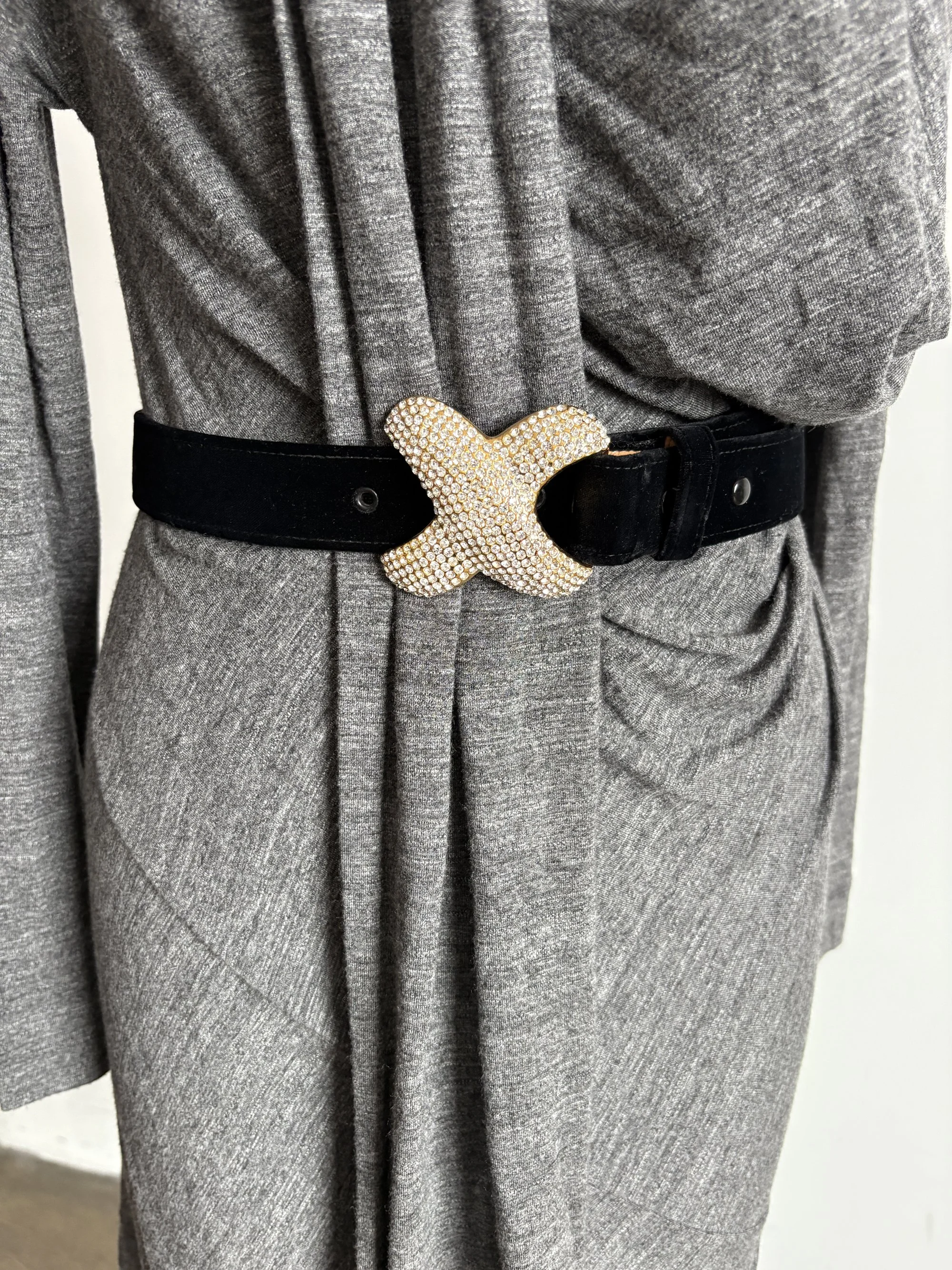 Black Velvet Belt