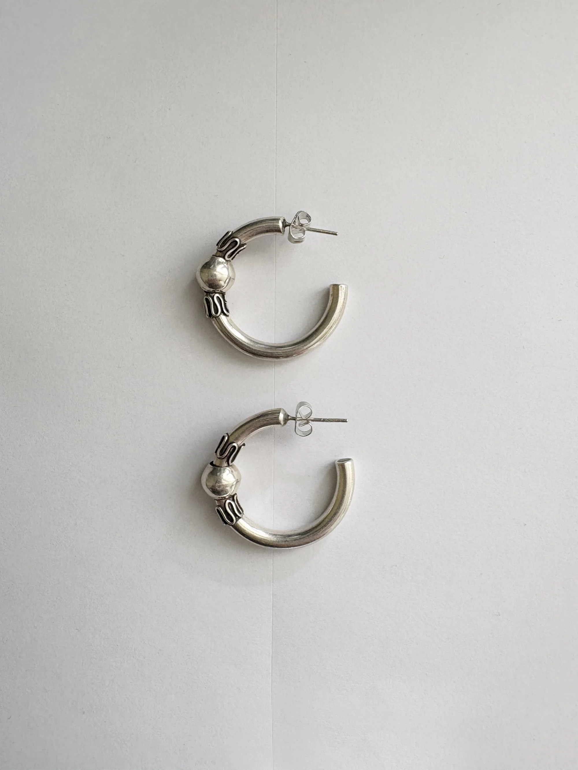 Sterling Silver Hoops