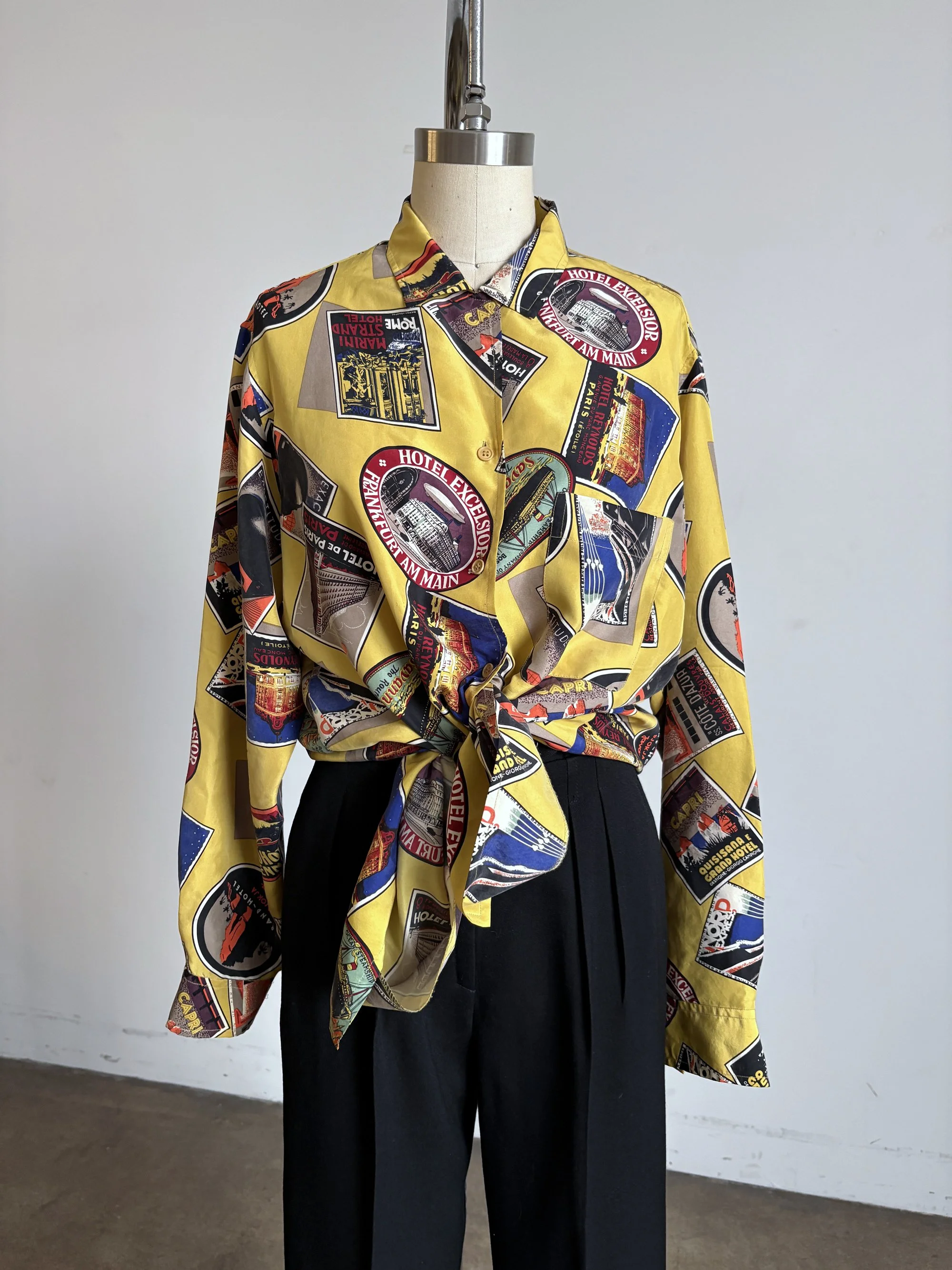 Anne Klein Novelty Silk Blouse