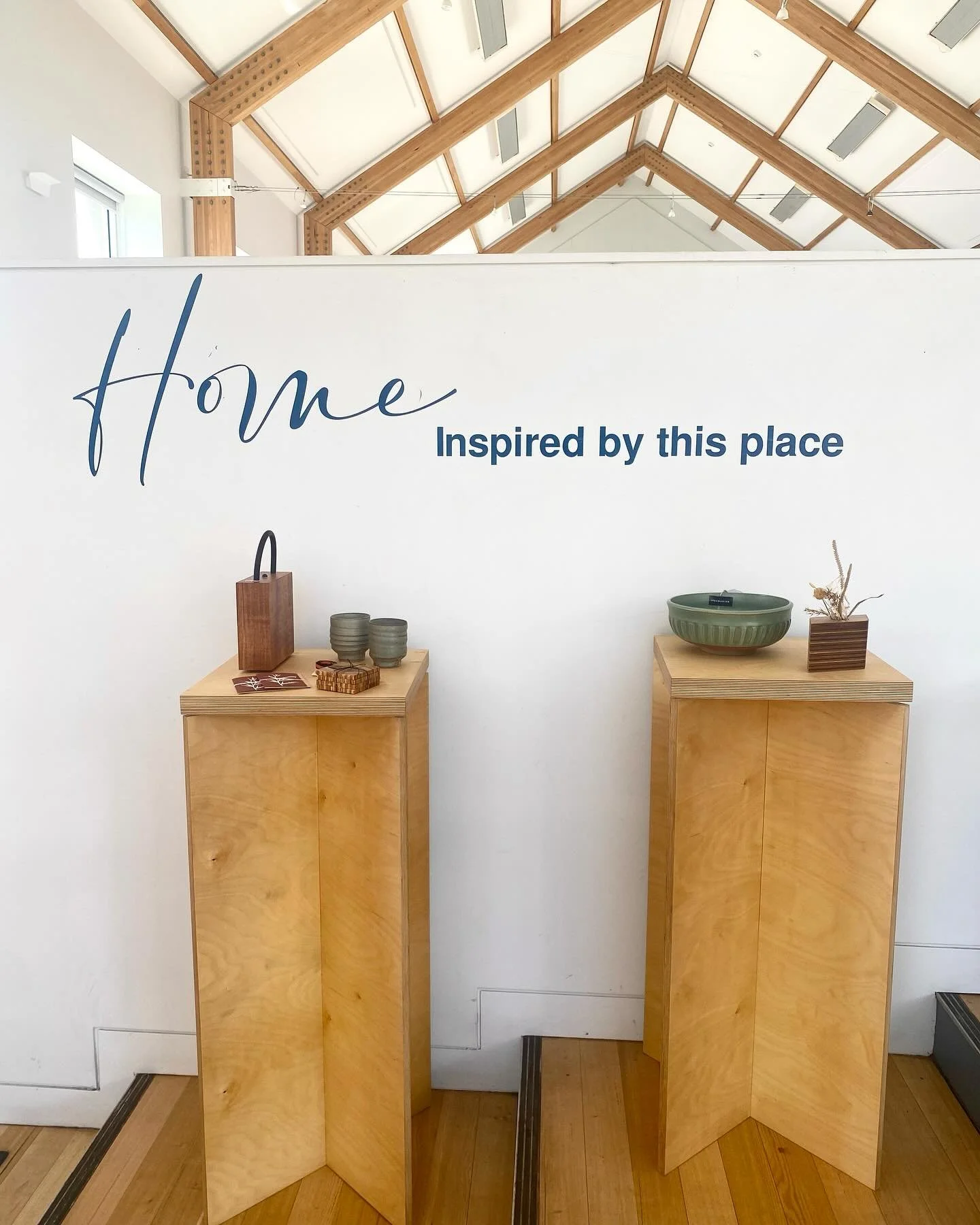 &ldquo;Home&rdquo; Inspired by this place, pop up and exhibition opened today!!! 
#tasmanian #designer #makers #community #artcollection #textiles #jewelry #lighting #furniture #ceramics #literature #fashion