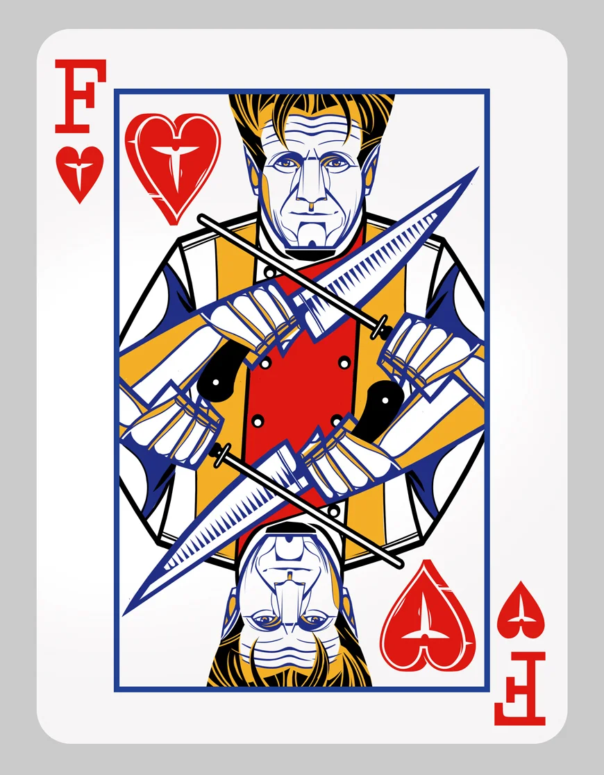 Gordon Ramsay Fan Art César Moreno Art Director Illustrator