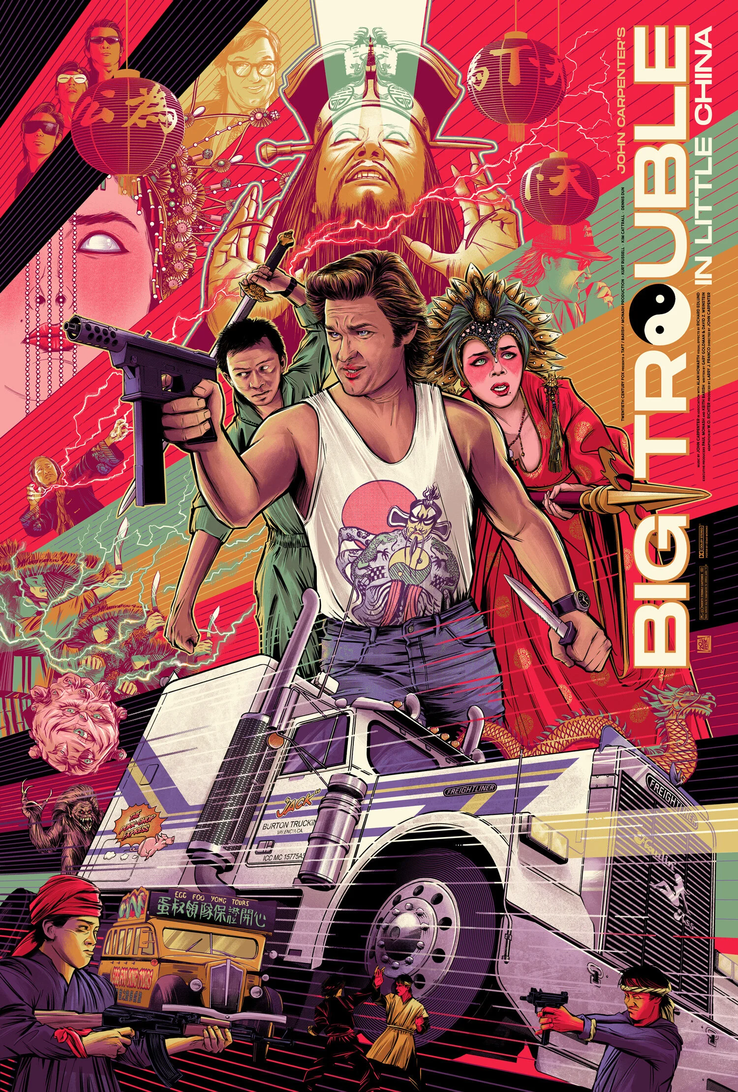 Big Trouble In Little China Cesar Moreno Art Director Illustrator