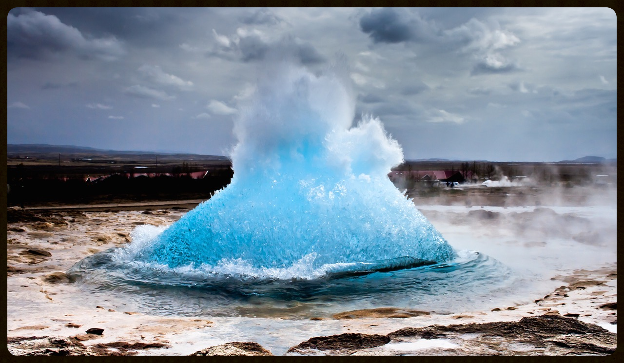 Capture of geysir at Iceland . The gush of water reminds me of Vrittis of the mind which need to be controlled and tamed to move to higher states of consciousness. PHOTO CREDIT: DR SUMIT KESARKAR