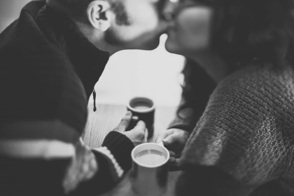 People use the sense of smell (and taste) during kissing to determine the compatibility of potential mates. the breath and saliva contain chemicals indicating the state of well being and also when a woman is ovulating.