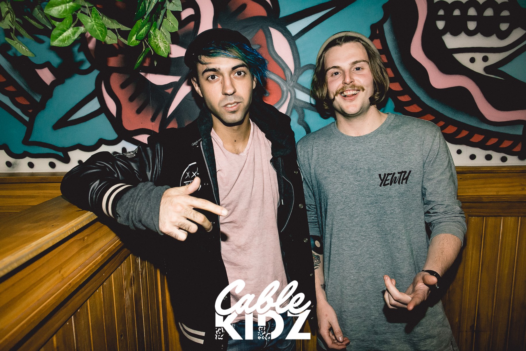 Luca Lush (left) with YEWTH contributor Henry Sawbridge