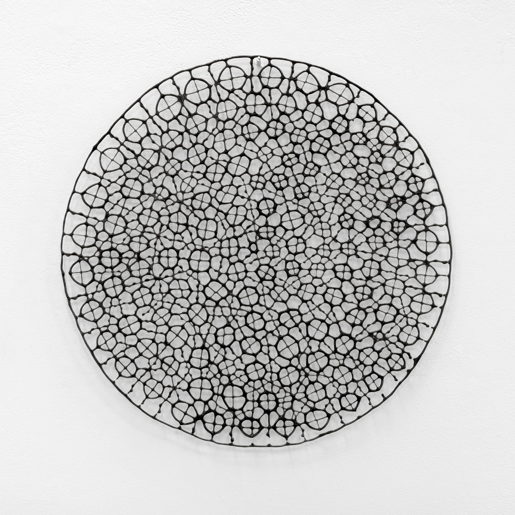Ursula Halpin, An lub ar lár series (the dropped stitch series), 2016, pâte de verre, kiln formed bullseye glass, 40x40cm, photo by Grant Hancock