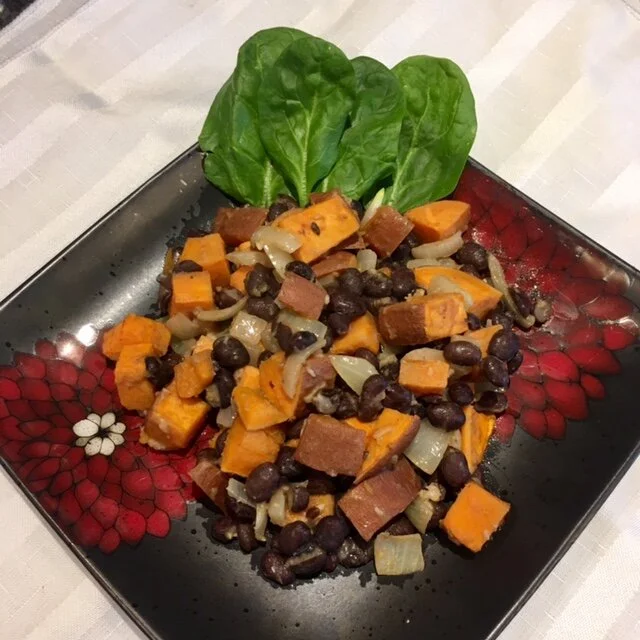 Black Bean and Yam Casserole/Stew/Wrap filling From Internal Balance