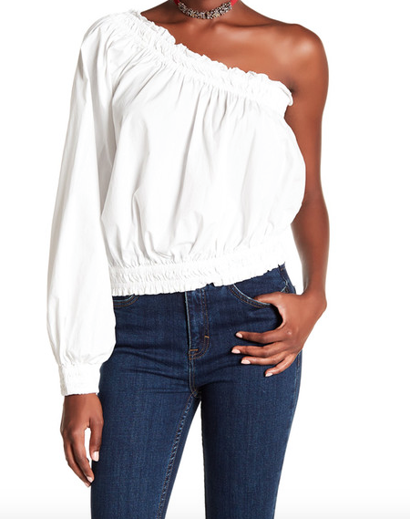 Free people- off the shoulder shirt