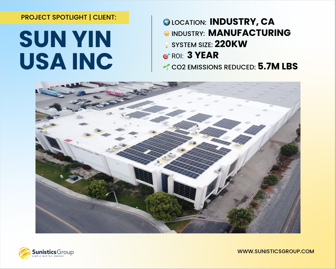 Project Spotlight: Sun Yin USA Inc