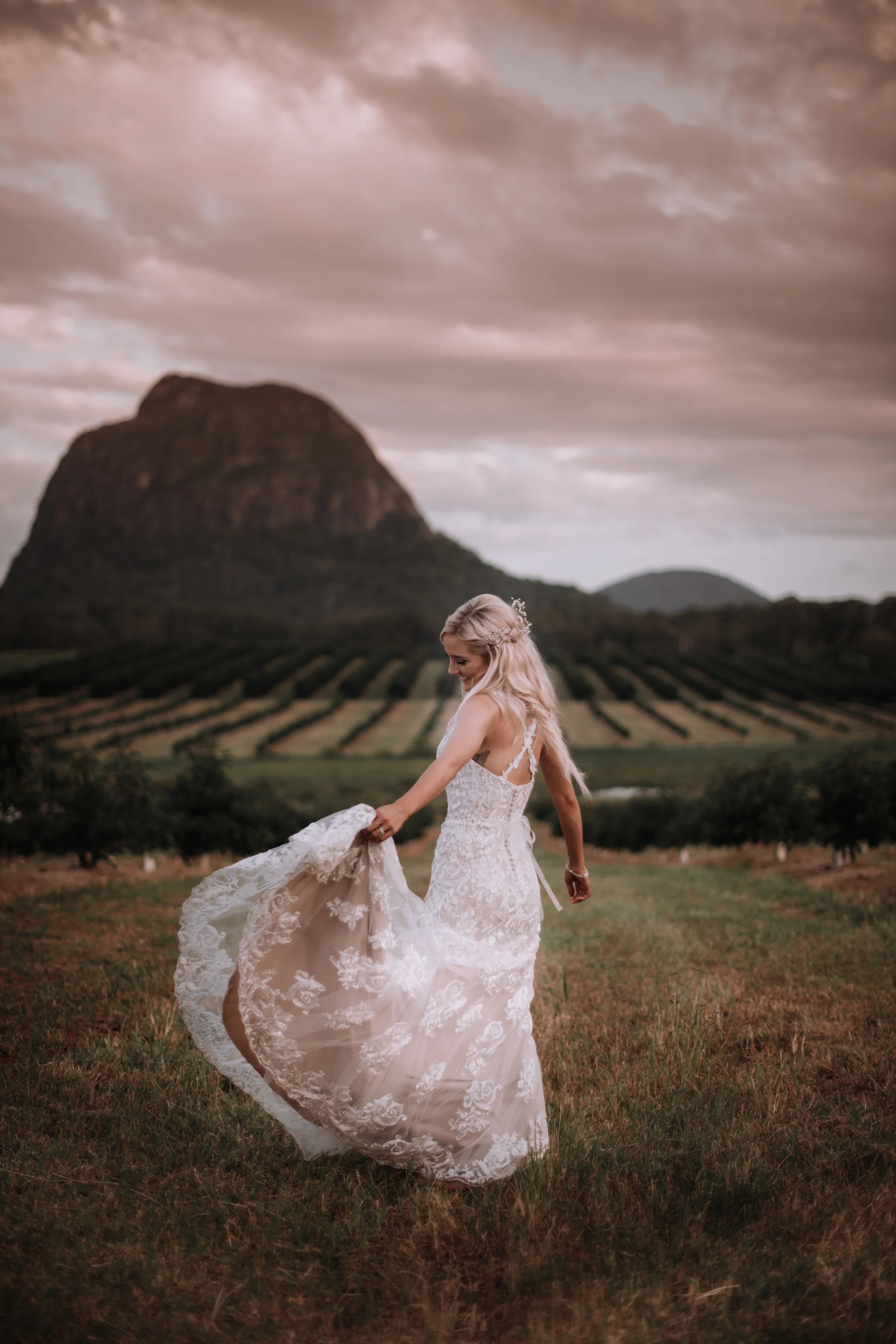 Lovelenscapes Photography • Visual Poetry • Sunshine Coast Wedding Photographer • Beerwah Hideaway Wedding • Luv Bridal Lace Wedding Gown