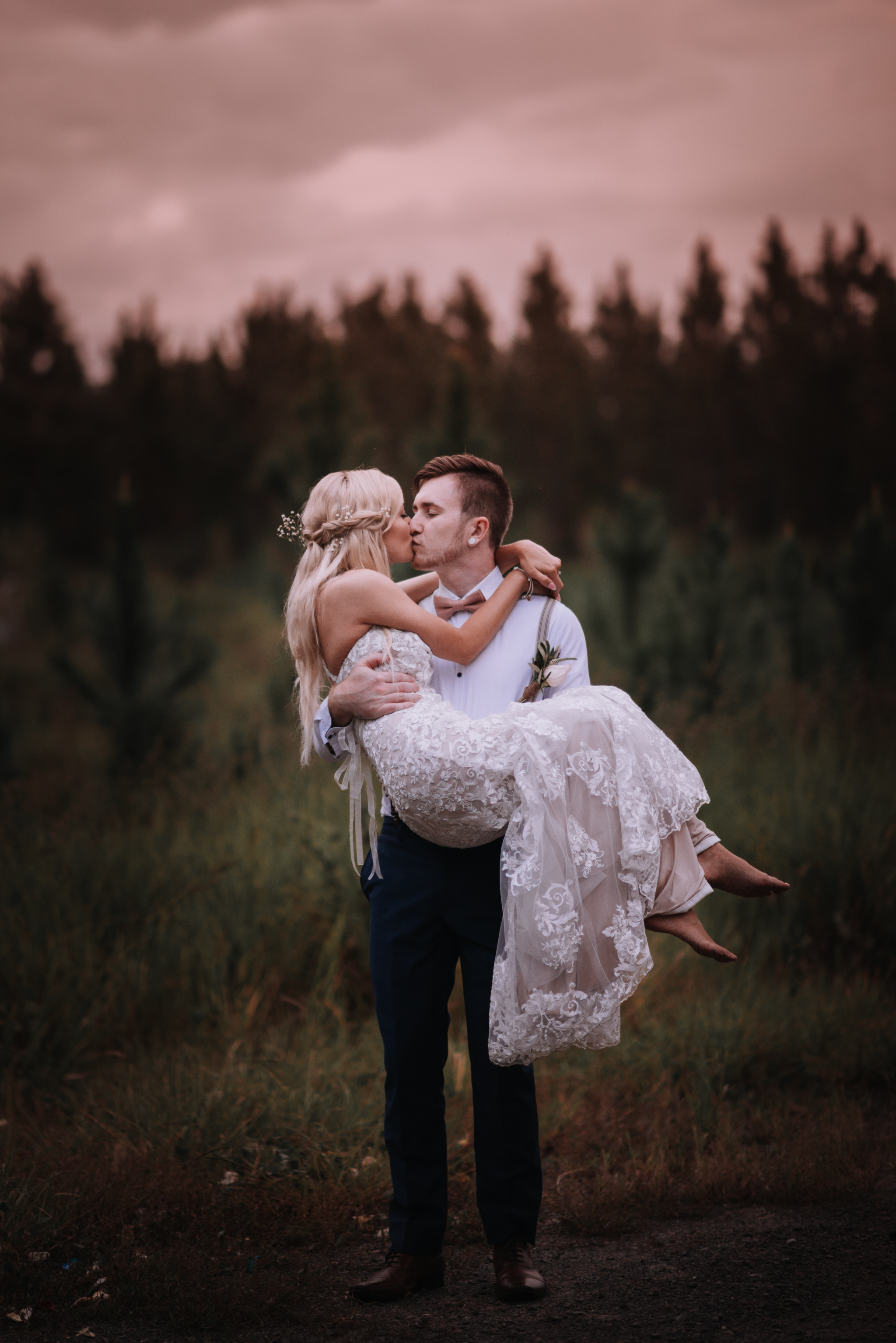 Lovelenscapes Photography • Visual Poetry • Sunshine Coast Wedding Photographer • Beerwah Hideaway Wedding • Luv Bridal Lace Wedding Gown