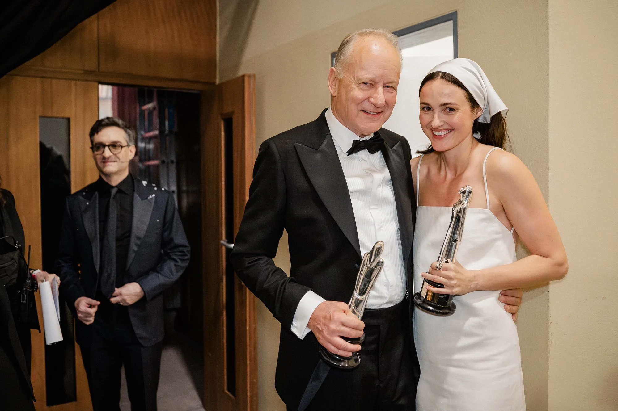 Stellan Skarsgård and Renate Reinsve