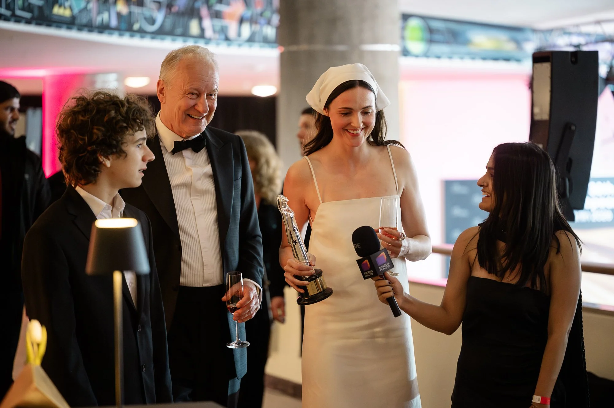 Stellan Skarsgård and Renate Reinsve