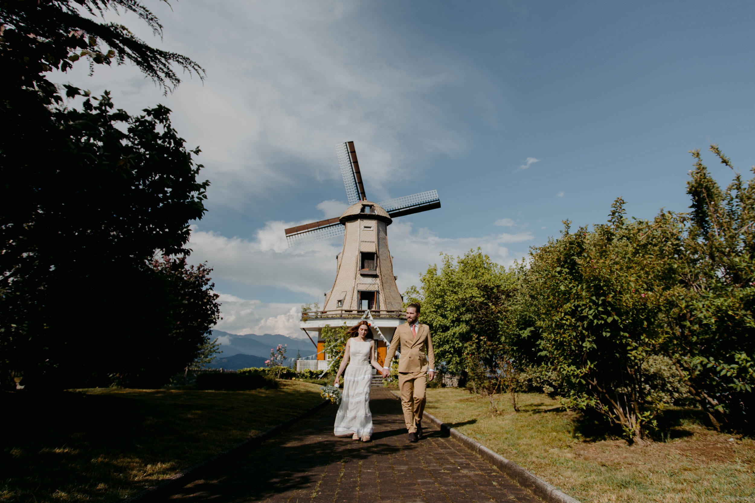 Matrimonio in stile hippy anni '70