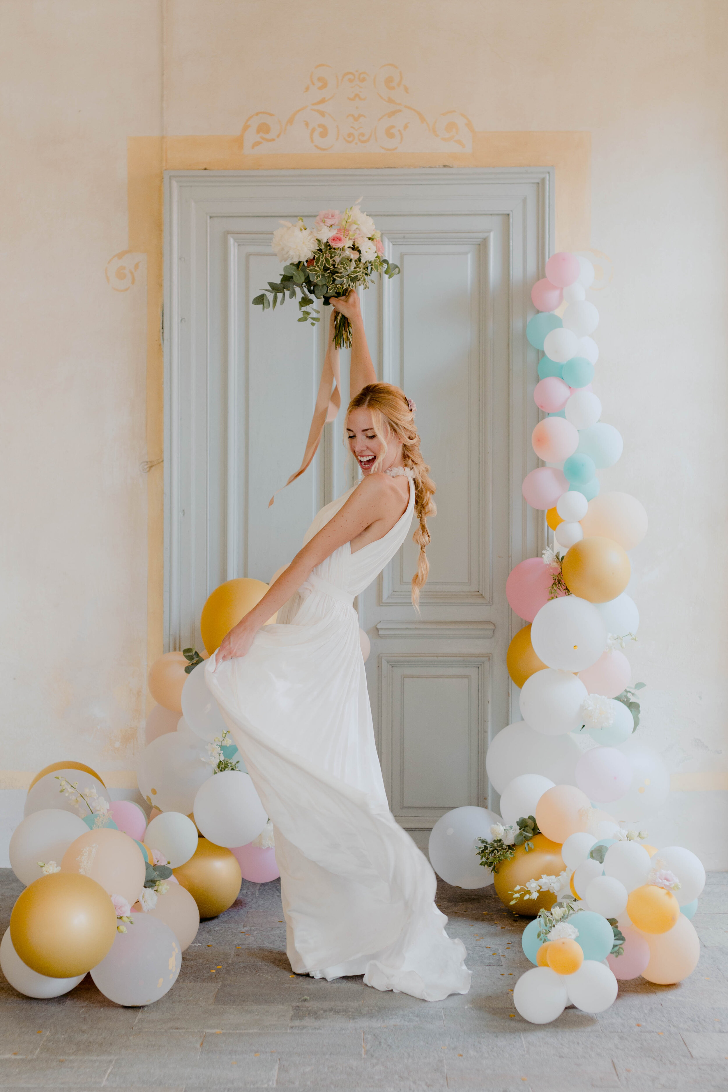 Un matrimonio in toni pastello