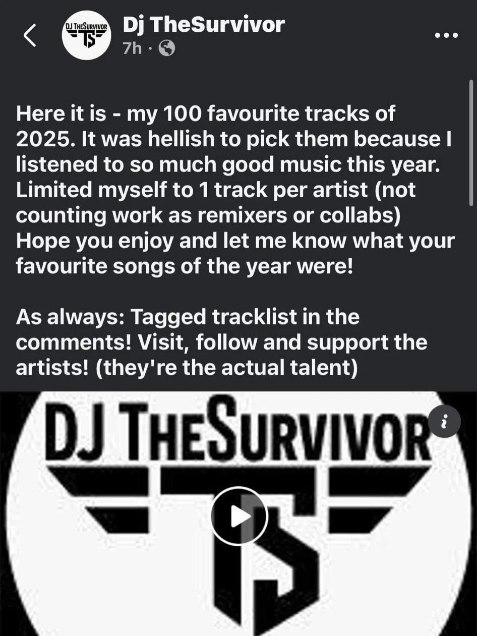 Well, this is an honor and a stellar list of artists, big love to @dj_thesurvivor 

@sapphira.official @redlokust @distortionproductions #djthesurvivor #sapphiravee #redlokust #distortionproductions #evilinnumbers