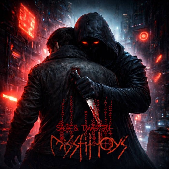 Out on Friday, March 13th is the new single from @missfittoys !! 

Sick &amp; Twisted includes remixes from @clekktor_official @godmodule @absyntheoffaith @dread_risks.official and @frontalboundary 

It's a solid dark electro single!  Put it on your 