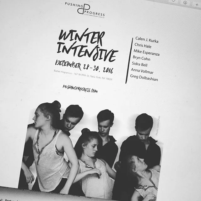 HOLIDAY PRACTICE - Cultivating Art, Patience, and Gratitude.
Join us for the 2016 Winter Intensive, and put some daily practice in to this Holiday Season. Come move with us. Set some goals. Invest in your craft. And connect with fellow artists.
December 28th - 30th.
http://eepurl.com/ctZohX