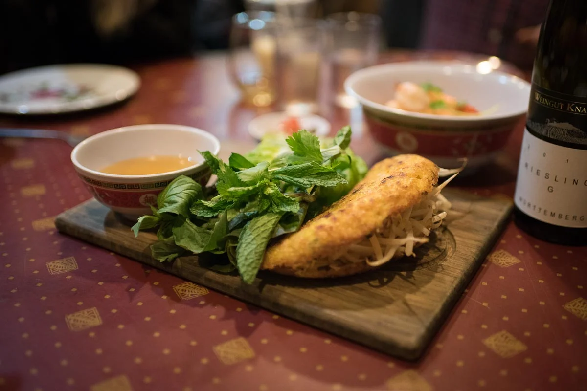 Traditional Banh Xeo