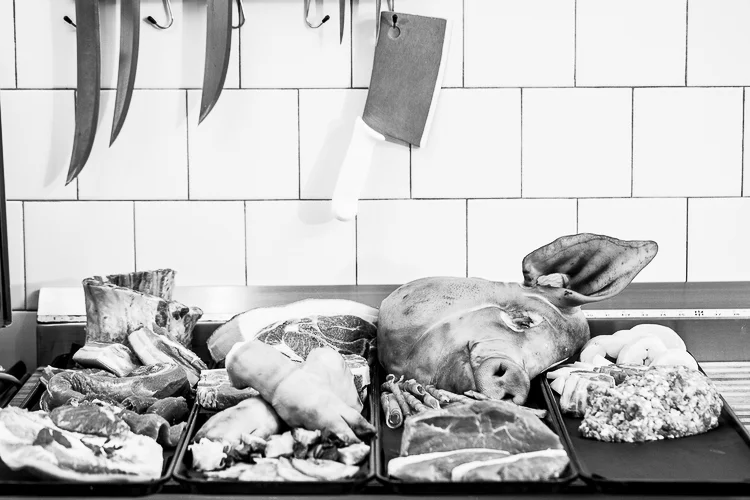 Pork at M.F. Dulock | Photograph courtesy of M.F. Dulock | Photo Credit: Galdones Photography