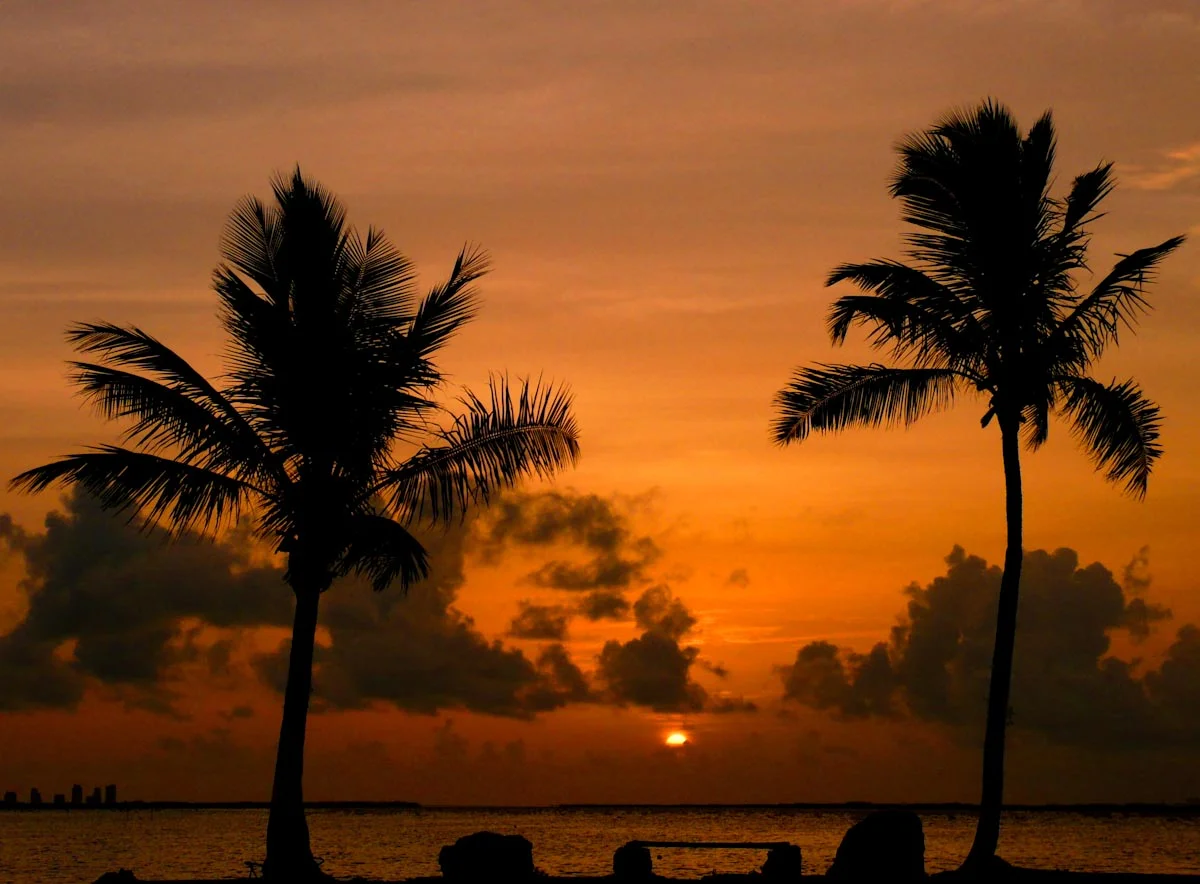 Sunset in Miami