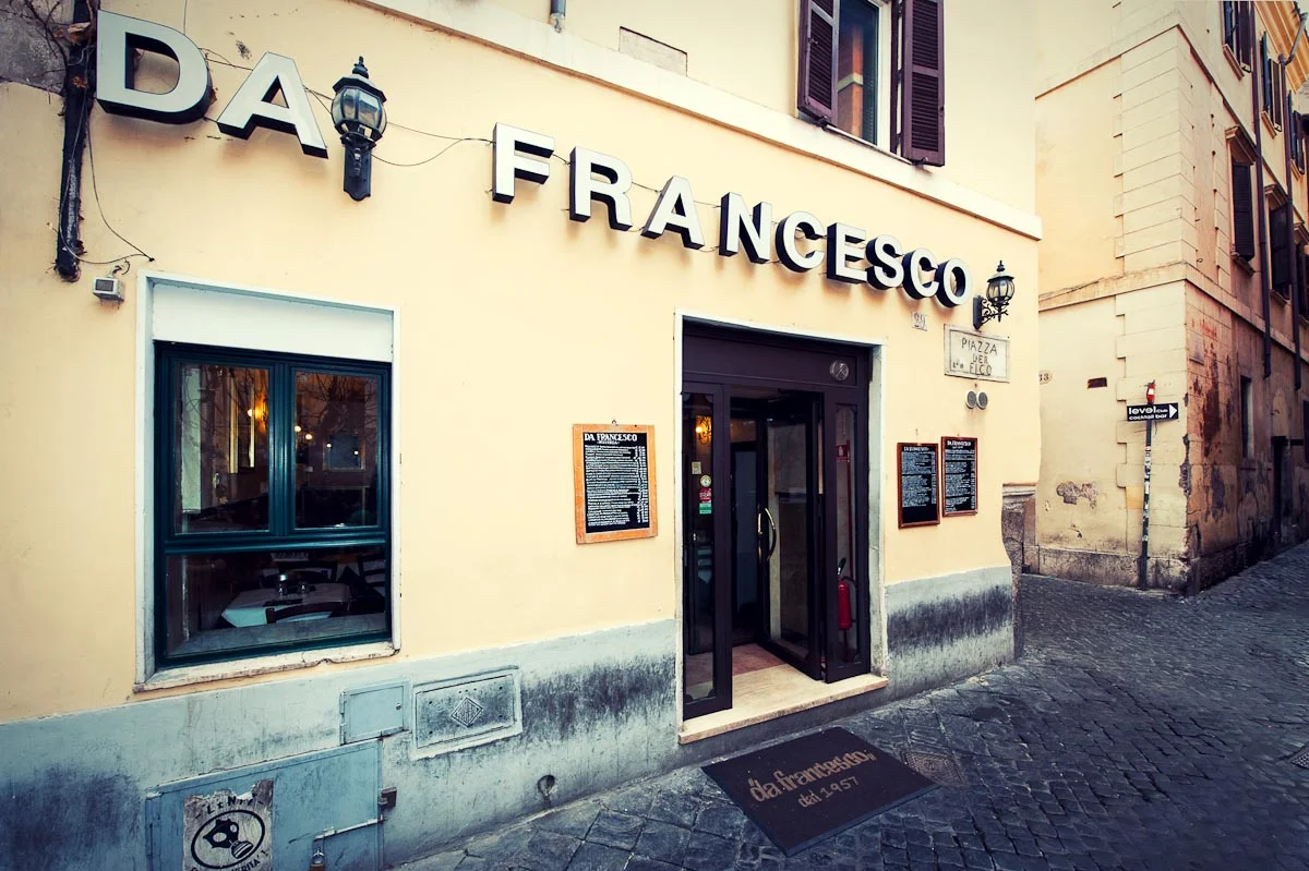 Photograph courtesy of Da Francesco