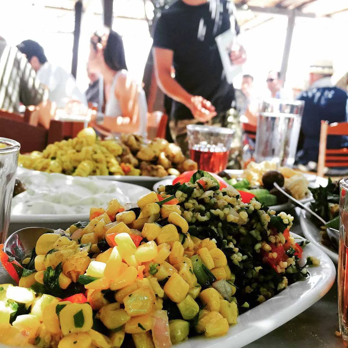 Sweet corn salad at Kiki's | Photo Credit: Kylie Monagan of Amali