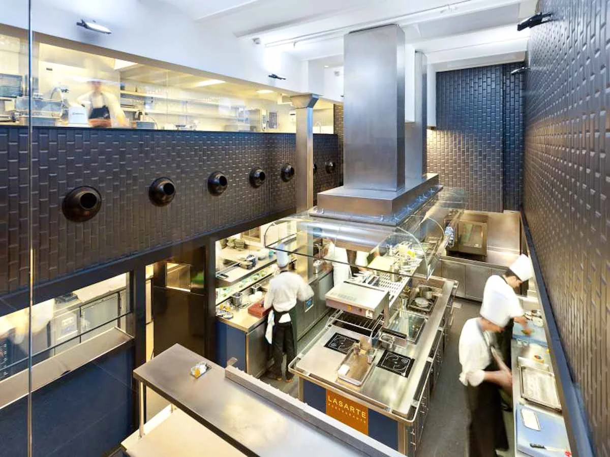 View of the kitchen | Photograph courtesy of Lasarte