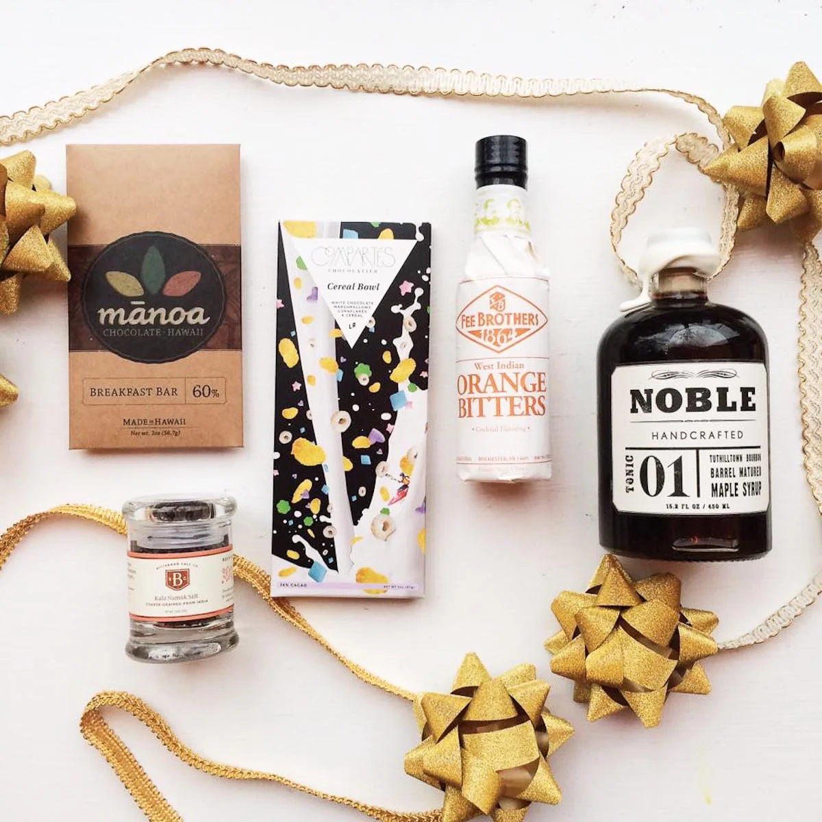 Salts, BItters, Chocolates from The Meadow | Photograph courtesy of The Meadow