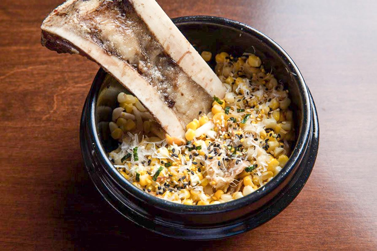 Bone Marrow Corn Cheese | Photograph courtesy of Hanjip