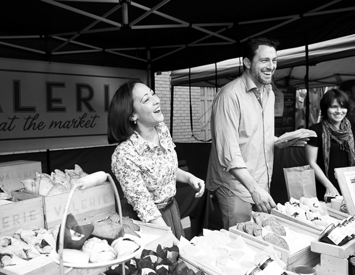 Valerie Gordon at the Hollywood Farmers Market