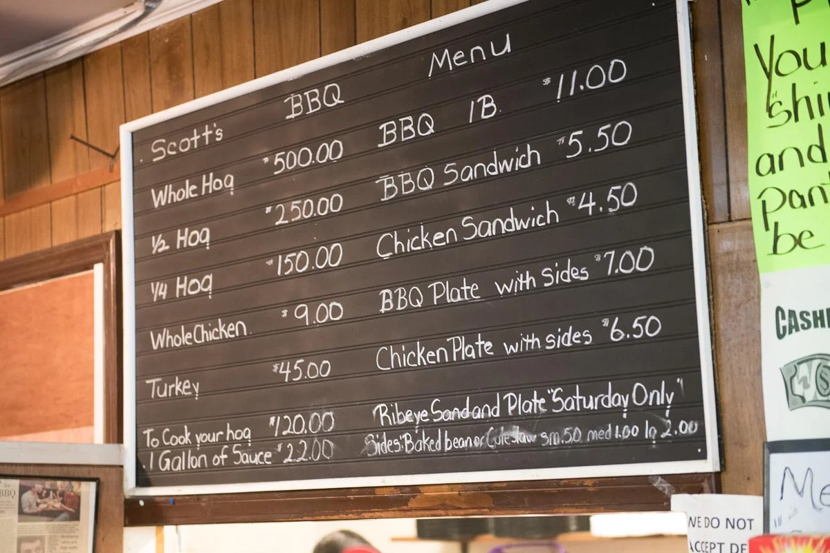 The BBQ Menu