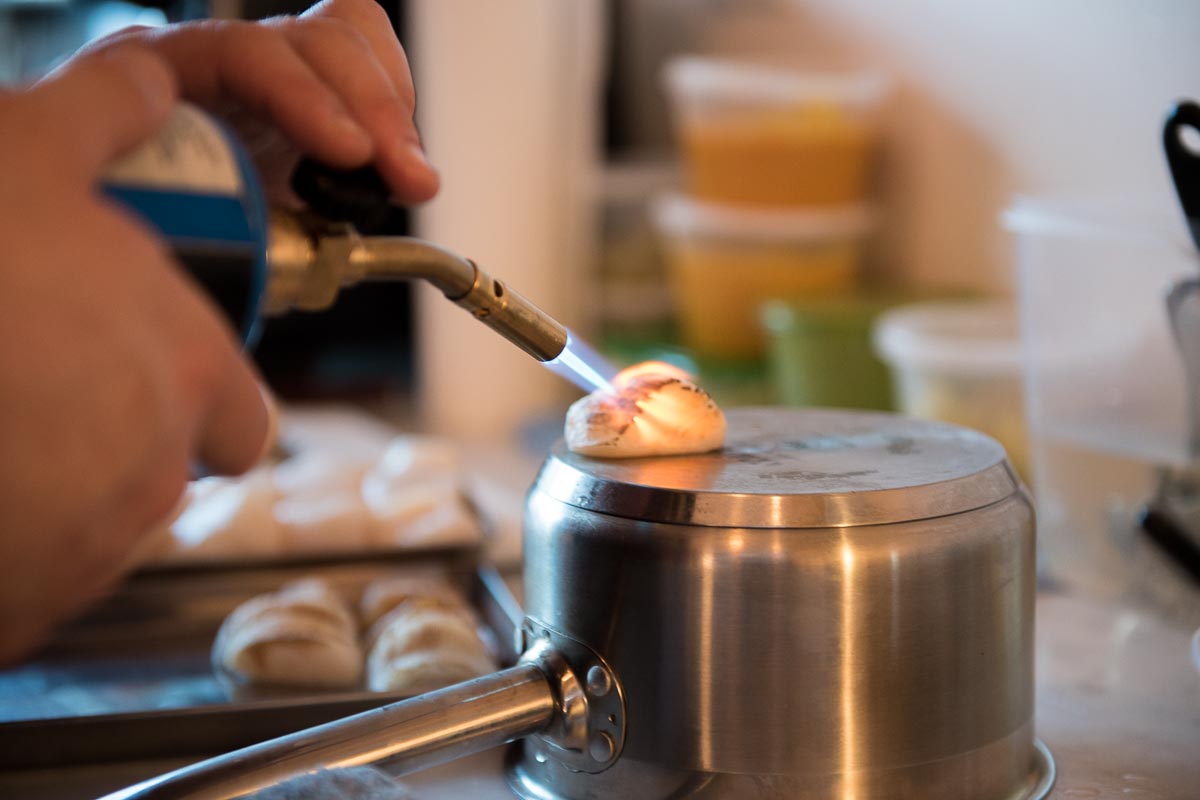 Searing Scallops