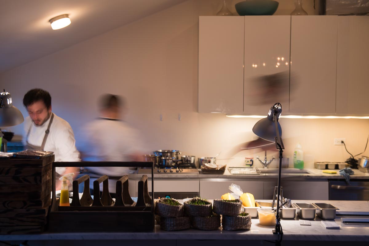Pros in a Home Kitchen